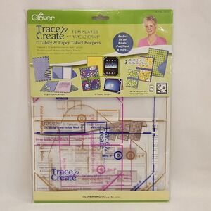Clover Trace n Create Nancy Zieman E-Tablet Paper Tablet Keepers Templates 9570
